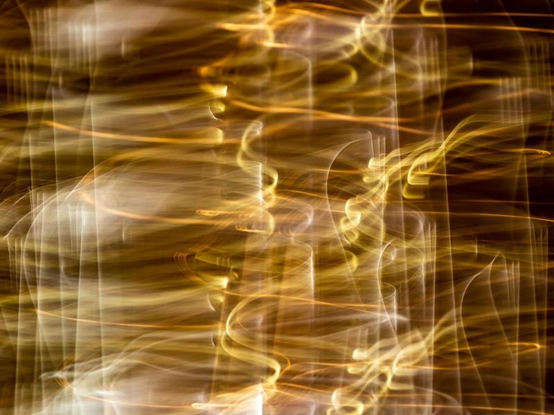 Abstract motion trail representing fluid eye movement techniques.